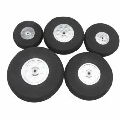 Best deal 👏 ZYHOBBY 1 Pair 3~8inch Durable Hard Sponge Wheel With Alunium Hub ⭐