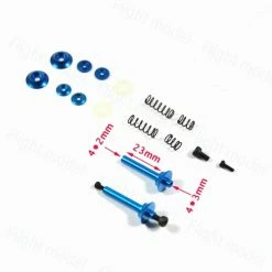 Cheapest 🛒 ZYHOBBY 1set Aluminum Alloy 4mm F3A Shock Absorbing Wheel Axle Speed Reducer Shock Absorber For Fixed Wing Aircraft ✨