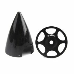 Brand new 😉 ZYHOBBY 2.75inch 3inch 3.5inch 4inch 5inch Cone Carbon Fiber Spinner Glossy Surface W/ Alu Back Plate 🛒