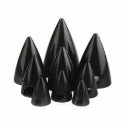 Promo ⌛ ZYHOBBY 2 Blade 2inch To 6inch Cone Carbon Fiber Spinner W/ Carbon Fiber Back Plate 😀