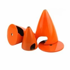 Best Pirce 🧨 ZYHOBBY 2.25inch 3inch 3.5inch Orange Cone Carbon Fiber Spinner ❤️