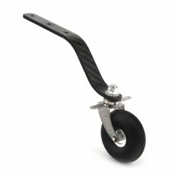 Best deal 🥰 ZYHOBBY Carbon Fiber Tail Wheel Kit A2 W/ 1.75inch PU Wheel For 100cc Plane 🔔