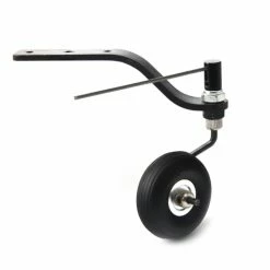 Outlet 😍 ZYHOBBY Carbon Fiber Tail Wheel Kit A1 W/ 1.5inch PU Wheel For 30cc Plane ✨