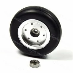 Buy 🔔 ZYHOBBY 1pc 3.5inch Rubber Wheel Aluminum Hub With Wheel Adapter Rubber Tire For Model Aircraft RC Airplane ❤️