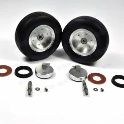 Discount 🛒 ZYHOBBY 1 Pair 3.5" High Quality RC Rubber Wheel Kit W/ Brake Axle For Viper Brake System ⌛